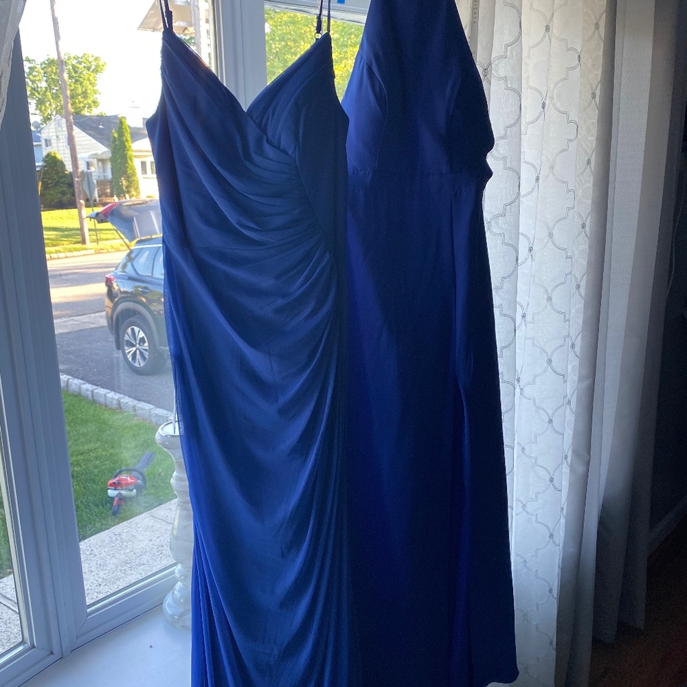 Royal blue dresses size 6
